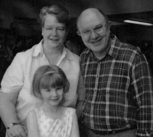 Vince with his wife and daughter. Vince with his wife and daughter.